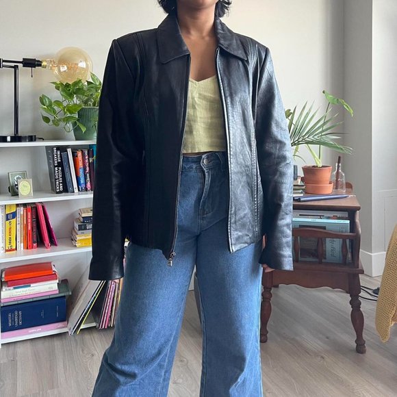 Vintage Leather Jacket - Picture 2 of 4